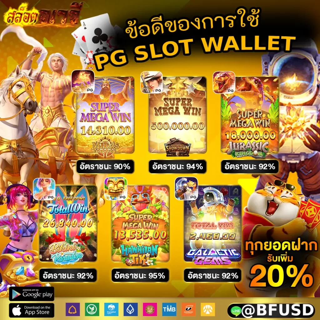 ข้อดีของการใช้ PG SLOT WALLET 